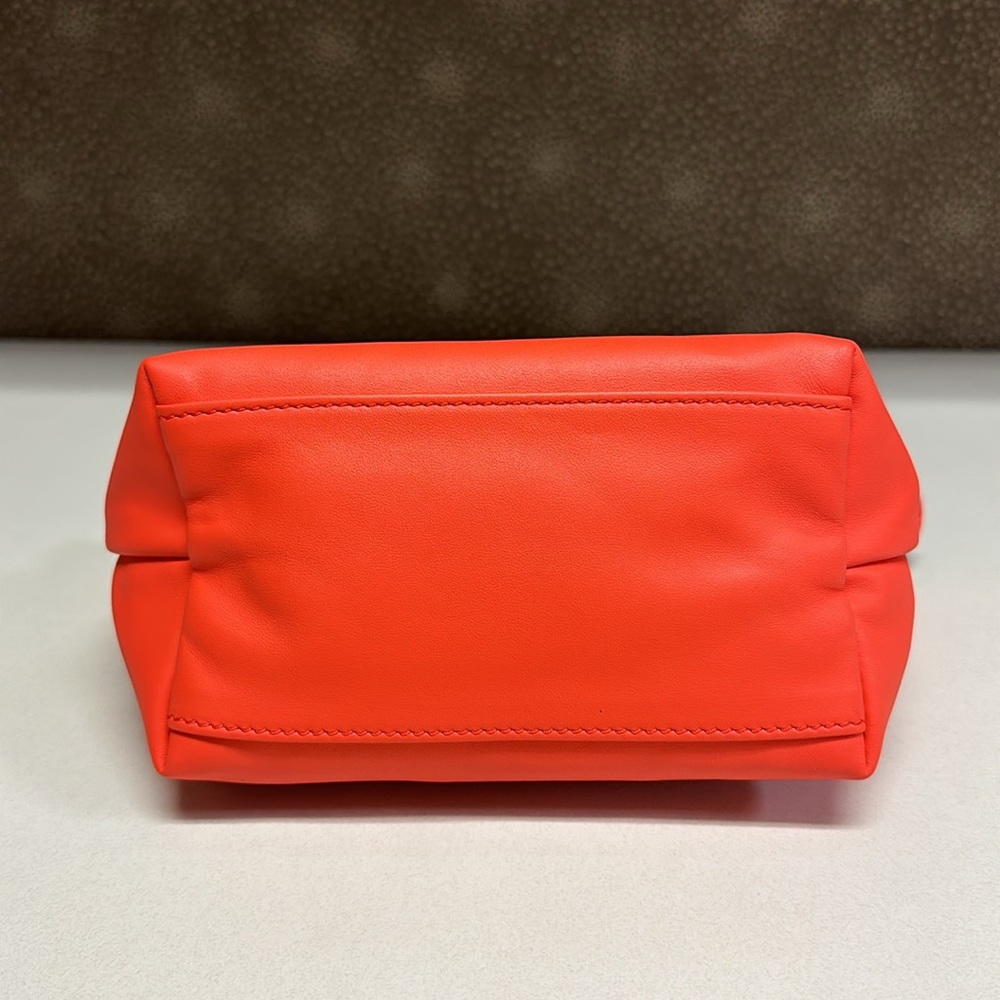 SOLD 🔥🔥🔥Longchamp LE PLIAGE XS Orange Leather Crossbody Bag - Picture 7 of 16